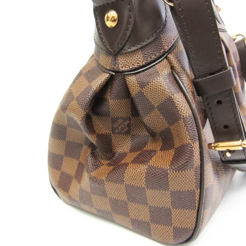 LOUIS VUITTON Authentic Brown Damier Shoulder Bag - Picture 6 of 12